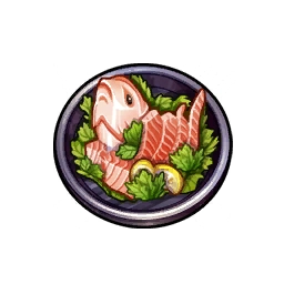 Salmon sashimi